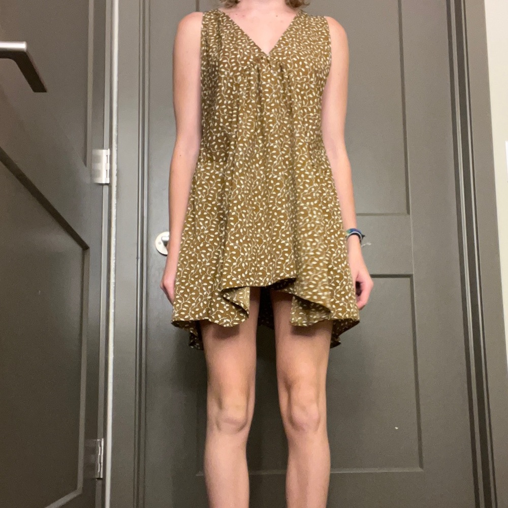 brown sun dress